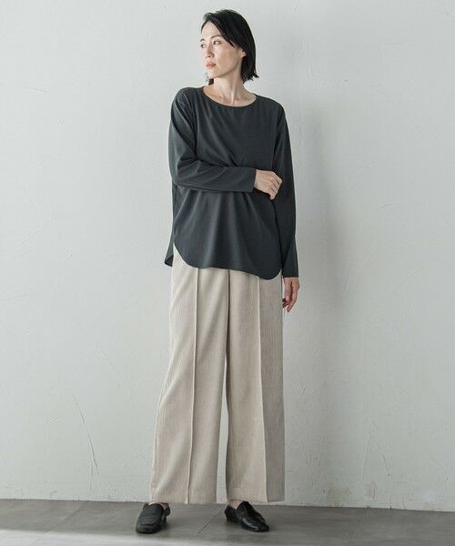 la.f...(大きいサイズ) / ラ・エフ(おおきいサイズ) その他パンツ | 【大きいサイズ】コーデュロイワイドパンツ≪洗濯機で洗える≫ | 詳細14