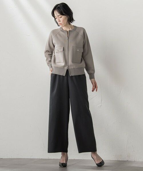 la.f...(大きいサイズ) / ラ・エフ(おおきいサイズ) ニット・セーター | 【大きいサイズ】Wジップニットブルゾン≪手洗い可能≫ | 詳細14