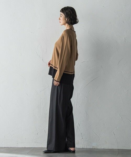 la.f...(大きいサイズ) / ラ・エフ(おおきいサイズ) ニット・セーター | 【大きいサイズ】配色ニット≪手洗い可能≫ | 詳細15