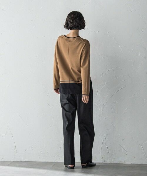 la.f...(大きいサイズ) / ラ・エフ(おおきいサイズ) ニット・セーター | 【大きいサイズ】配色ニット≪手洗い可能≫ | 詳細16