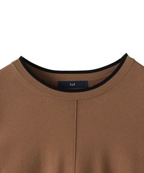 la.f...(大きいサイズ) / ラ・エフ(おおきいサイズ) ニット・セーター | 【大きいサイズ】配色ニット≪手洗い可能≫ | 詳細18