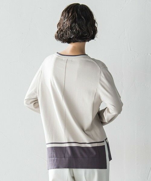 la.f...(大きいサイズ) / ラ・エフ(おおきいサイズ) ニット・セーター | 【大きいサイズ】配色ニット≪手洗い可能≫ | 詳細26