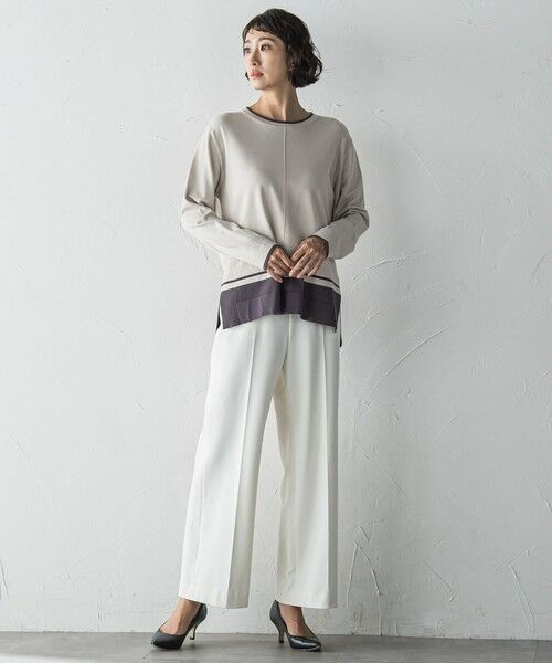 la.f...(大きいサイズ) / ラ・エフ(おおきいサイズ) ニット・セーター | 【大きいサイズ】配色ニット≪手洗い可能≫ | 詳細27