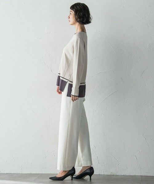 la.f...(大きいサイズ) / ラ・エフ(おおきいサイズ) ニット・セーター | 【大きいサイズ】配色ニット≪手洗い可能≫ | 詳細28