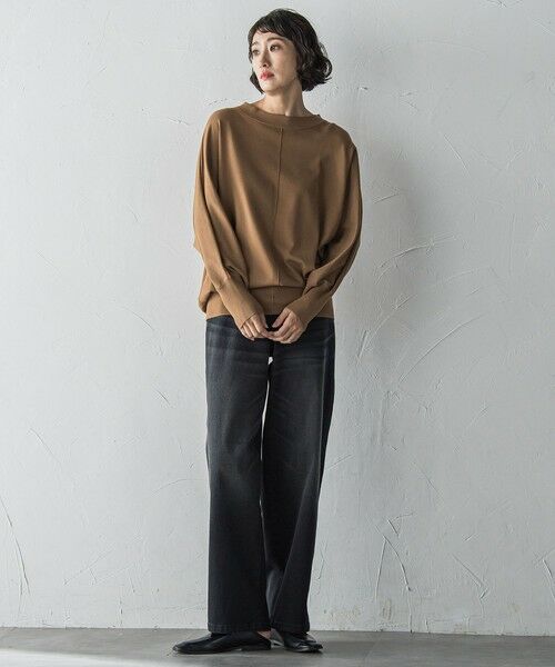 la.f...(大きいサイズ) / ラ・エフ(おおきいサイズ) ニット・セーター | 【大きいサイズ】ストレッチドルマンニット≪手洗い可能≫ | 詳細19