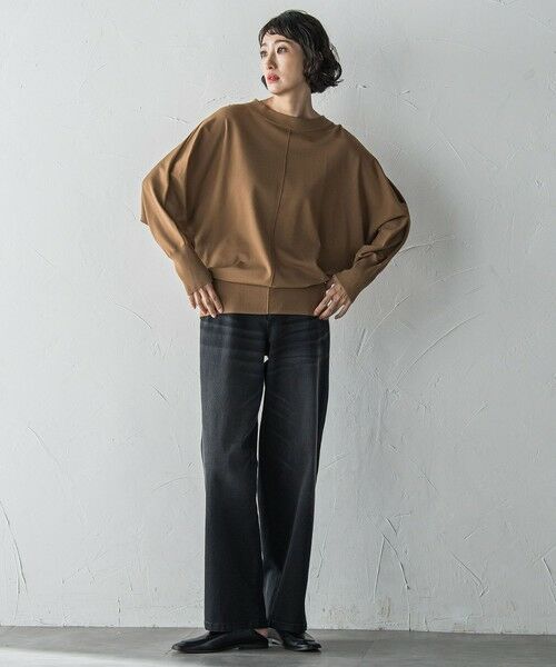 la.f...(大きいサイズ) / ラ・エフ(おおきいサイズ) ニット・セーター | 【大きいサイズ】ストレッチドルマンニット≪手洗い可能≫ | 詳細20