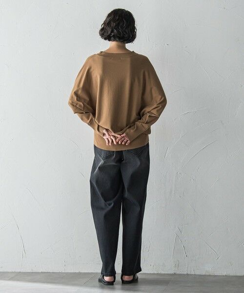 la.f...(大きいサイズ) / ラ・エフ(おおきいサイズ) ニット・セーター | 【大きいサイズ】ストレッチドルマンニット≪手洗い可能≫ | 詳細22