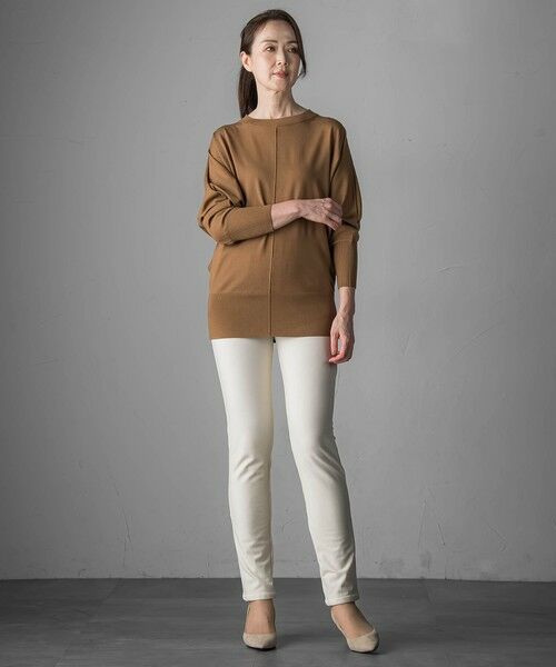 la.f...(大きいサイズ) / ラ・エフ(おおきいサイズ) ニット・セーター | 【大きいサイズ】ストレッチドルマンニット≪手洗い可能≫ | 詳細26