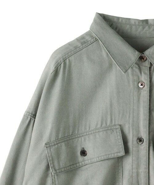 la.f...(大きいサイズ) / ラ・エフ(おおきいサイズ) シャツ・ブラウス | 【大きいサイズ】【biyori】モダールデニムシャツ≪洗濯機で洗える≫ | 詳細19