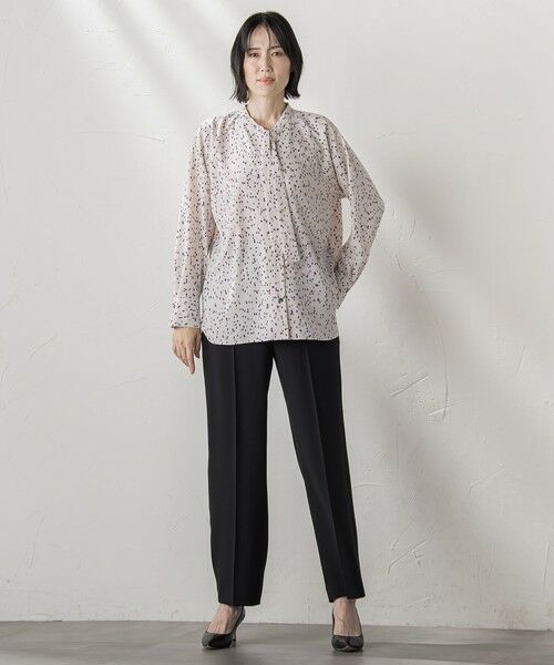 la.f...(大きいサイズ) / ラ・エフ(おおきいサイズ) シャツ・ブラウス | 【大きいサイズ】カラフルドットブラウス≪洗濯機で洗える≫ | 詳細10