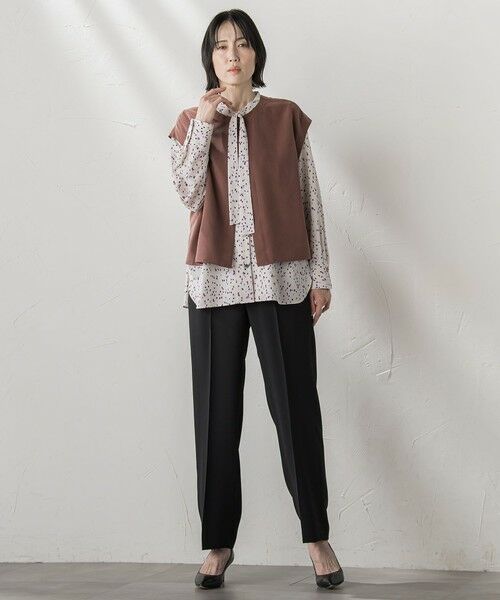 la.f...(大きいサイズ) / ラ・エフ(おおきいサイズ) シャツ・ブラウス | 【大きいサイズ】カラフルドットブラウス≪洗濯機で洗える≫ | 詳細12