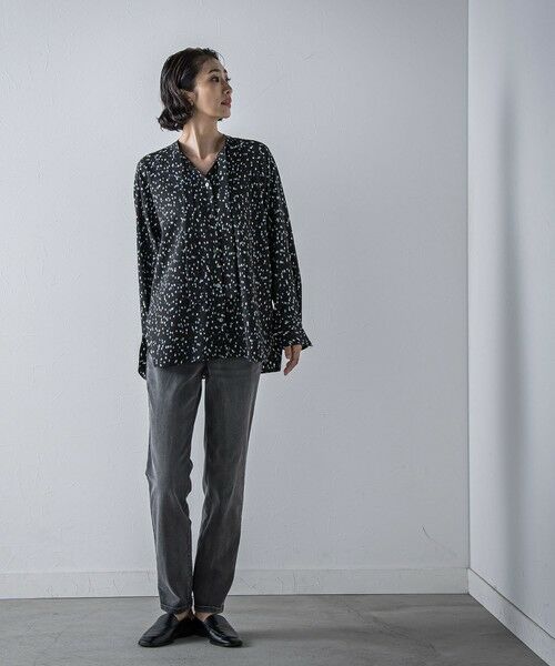 la.f...(大きいサイズ) / ラ・エフ(おおきいサイズ) シャツ・ブラウス | 【大きいサイズ】カラフルドットブラウス≪洗濯機で洗える≫ | 詳細16