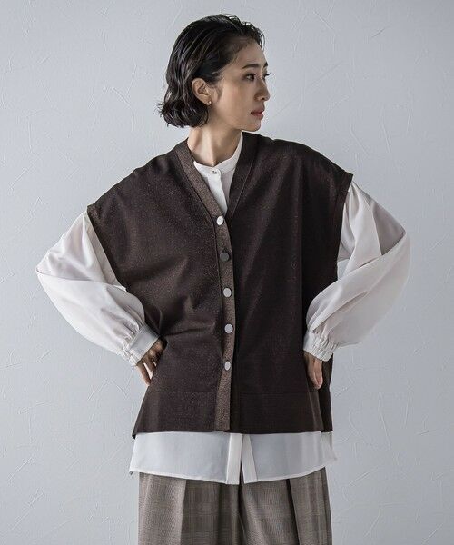 la.f...(大きいサイズ) / ラ・エフ(おおきいサイズ) シャツ・ブラウス | 【大きいサイズ】”とろみ素材で着心地抜群”フィネスボイルブラウス≪洗濯機で洗える≫ | 詳細6