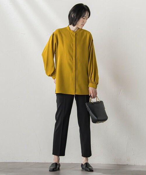 la.f...(大きいサイズ) / ラ・エフ(おおきいサイズ) シャツ・ブラウス | 【大きいサイズ】”とろみ素材で着心地抜群”フィネスボイルブラウス≪洗濯機で洗える≫ | 詳細22