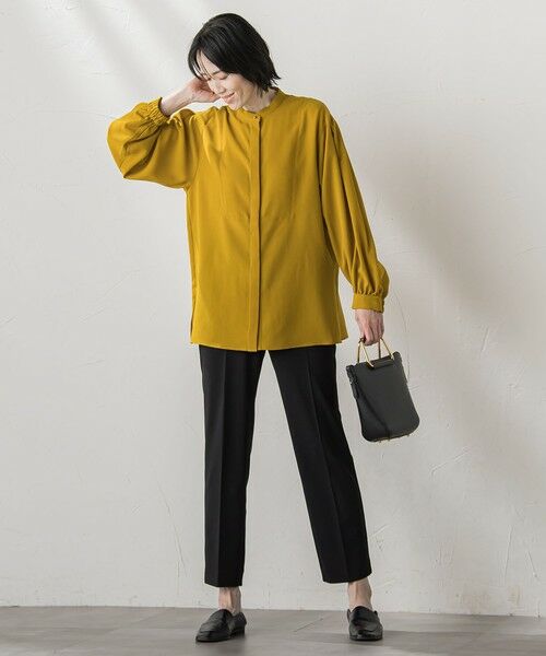 la.f...(大きいサイズ) / ラ・エフ(おおきいサイズ) シャツ・ブラウス | 【大きいサイズ】”とろみ素材で着心地抜群”フィネスボイルブラウス≪洗濯機で洗える≫ | 詳細23