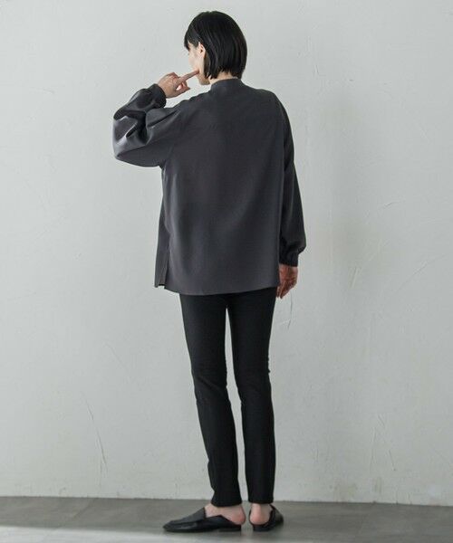 la.f...(大きいサイズ) / ラ・エフ(おおきいサイズ) シャツ・ブラウス | 【大きいサイズ】”とろみ素材で着心地抜群”フィネスボイルブラウス≪洗濯機で洗える≫ | 詳細30