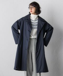 la.f...(大きいサイズ) / ラ・エフ(おおきいサイズ) ダッフルコート | 【大きいサイズ】<保温・蓄熱>空気をまとう""軽暖""コート