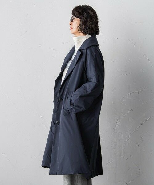 la.f...(大きいサイズ) / ラ・エフ(おおきいサイズ) ダッフルコート | 【大きいサイズ】<保温・蓄熱>空気をまとう""軽暖""コート | 詳細11