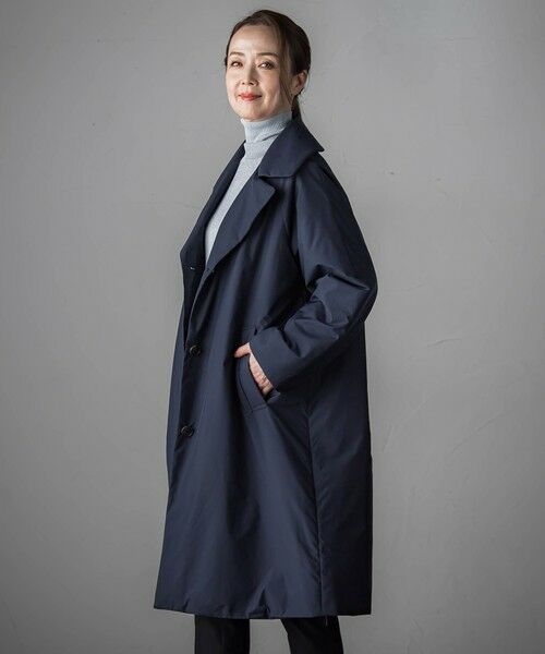 la.f...(大きいサイズ) / ラ・エフ(おおきいサイズ) ダッフルコート | 【大きいサイズ】<保温・蓄熱>空気をまとう""軽暖""コート | 詳細2