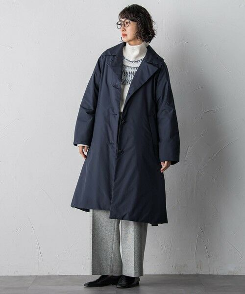 la.f...(大きいサイズ) / ラ・エフ(おおきいサイズ) ダッフルコート | 【大きいサイズ】<保温・蓄熱>空気をまとう""軽暖""コート | 詳細15