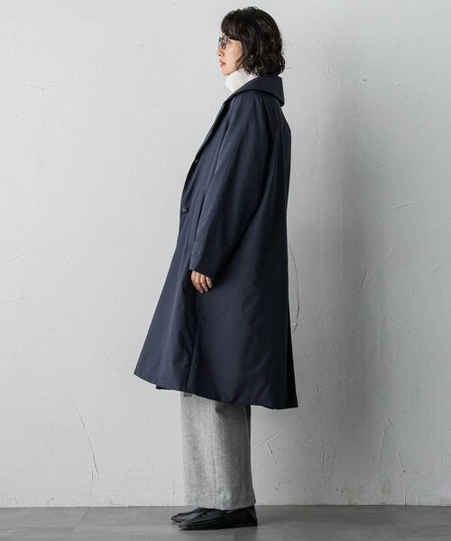 la.f...(大きいサイズ) / ラ・エフ(おおきいサイズ) ダッフルコート | 【大きいサイズ】<保温・蓄熱>空気をまとう""軽暖""コート | 詳細16