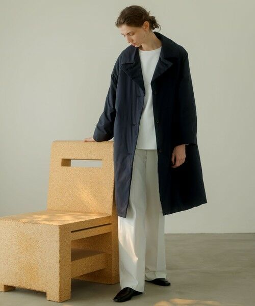 la.f...(大きいサイズ) / ラ・エフ(おおきいサイズ) ダッフルコート | 【大きいサイズ】<保温・蓄熱>空気をまとう""軽暖""コート | 詳細18