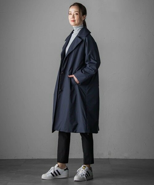 la.f...(大きいサイズ) / ラ・エフ(おおきいサイズ) ダッフルコート | 【大きいサイズ】<保温・蓄熱>空気をまとう""軽暖""コート | 詳細6