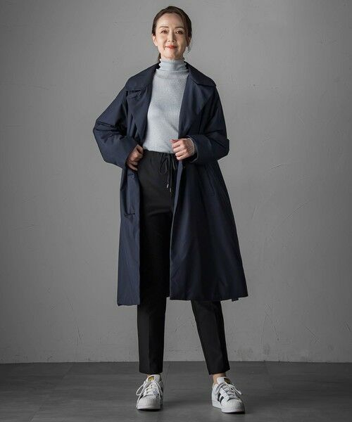 la.f...(大きいサイズ) / ラ・エフ(おおきいサイズ) ダッフルコート | 【大きいサイズ】<保温・蓄熱>空気をまとう""軽暖""コート | 詳細7