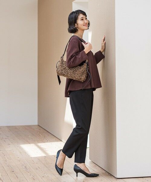 la.f...(大きいサイズ) / ラ・エフ(おおきいサイズ) カットソー | 【大きいサイズ】ツブツブジョーゼットカットソー≪洗濯機で洗える≫ | 詳細14