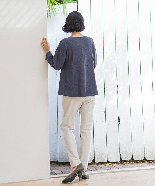 la.f...(大きいサイズ) / ラ・エフ(おおきいサイズ) カットソー | 【大きいサイズ】ツブツブジョーゼットカットソー≪洗濯機で洗える≫ | 詳細30