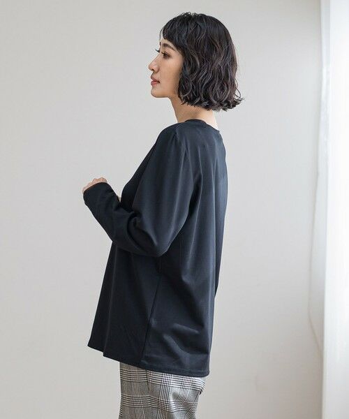 la.f...(大きいサイズ) / ラ・エフ(おおきいサイズ) カットソー | 【大きいサイズ】マシュマロポンチカットソー≪洗濯機で洗える≫ | 詳細12