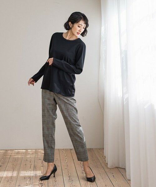 la.f...(大きいサイズ) / ラ・エフ(おおきいサイズ) カットソー | 【大きいサイズ】マシュマロポンチカットソー≪洗濯機で洗える≫ | 詳細17