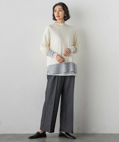 la.f...(大きいサイズ) / ラ・エフ(おおきいサイズ) カットソー | 【WEB限定/大きいサイズ】”重ねるだけで格上げ”レイヤードインナー | 詳細13