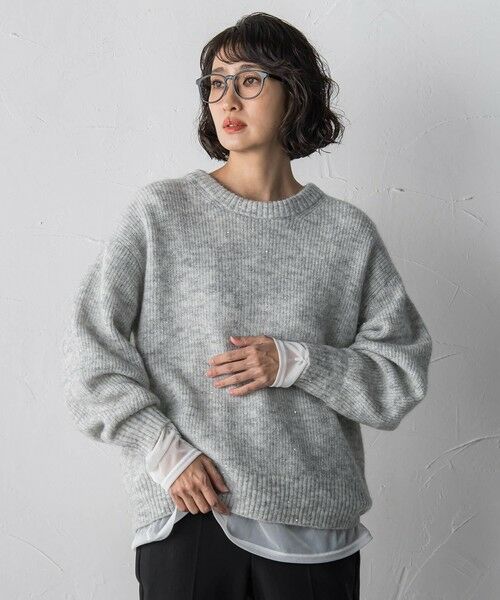 la.f...(大きいサイズ) / ラ・エフ(おおきいサイズ) カットソー | 【WEB限定/大きいサイズ】”重ねるだけで格上げ”レイヤードインナー | 詳細18