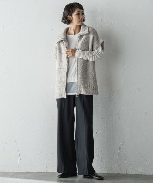 la.f...(大きいサイズ) / ラ・エフ(おおきいサイズ) カットソー | 【WEB限定/大きいサイズ】”重ねるだけで格上げ”レイヤードインナー | 詳細27