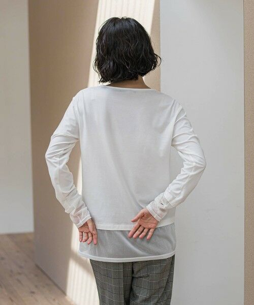 la.f...(大きいサイズ) / ラ・エフ(おおきいサイズ) カットソー | 【WEB限定/大きいサイズ】”重ねるだけで格上げ”レイヤードインナー | 詳細4