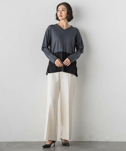 la.f...(大きいサイズ) / ラ・エフ(おおきいサイズ) その他パンツ | 【WEB限定/大きいサイズ】”まるで毛布”とろける裏起毛ワイドパンツ | 詳細2