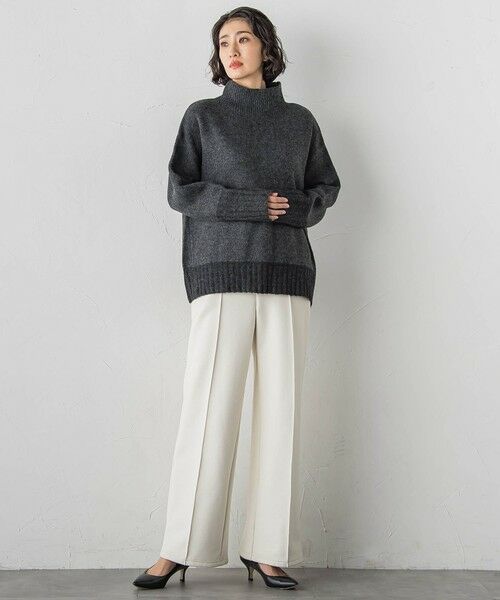 la.f...(大きいサイズ) / ラ・エフ(おおきいサイズ) その他パンツ | 【WEB限定/大きいサイズ】”まるで毛布”とろける裏起毛ワイドパンツ | 詳細3