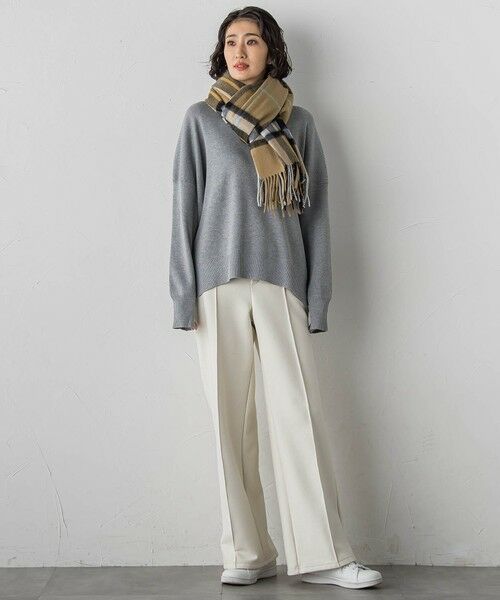 la.f...(大きいサイズ) / ラ・エフ(おおきいサイズ) その他パンツ | 【WEB限定/大きいサイズ】”まるで毛布”とろける裏起毛ワイドパンツ | 詳細4