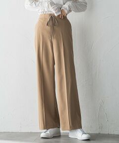 la.f...(大きいサイズ) / ラ・エフ(おおきいサイズ) その他パンツ | 【WEB限定/大きいサイズ】""ウエストゴムで快適""ワイドパンツ≪洗濯機で洗える≫