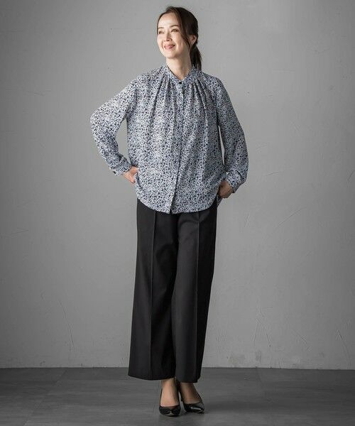 la.f...(大きいサイズ) / ラ・エフ(おおきいサイズ) その他パンツ | 【WEB限定/大きいサイズ】""ウエストゴムで快適""ワイドパンツ≪洗濯機で洗える≫ | 詳細6