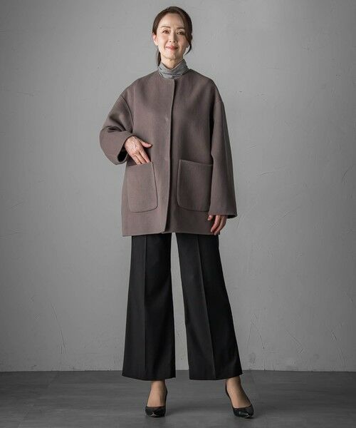 la.f...(大きいサイズ) / ラ・エフ(おおきいサイズ) その他パンツ | 【WEB限定/大きいサイズ】""ウエストゴムで快適""ワイドパンツ≪洗濯機で洗える≫ | 詳細7