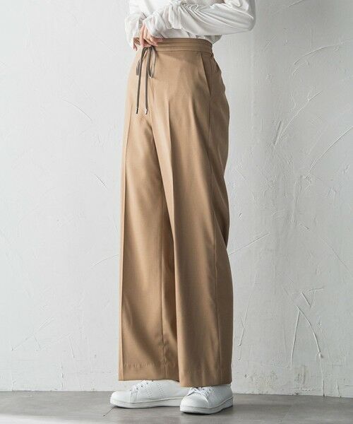 la.f...(大きいサイズ) / ラ・エフ(おおきいサイズ) その他パンツ | 【WEB限定/大きいサイズ】""ウエストゴムで快適""ワイドパンツ≪洗濯機で洗える≫ | 詳細10