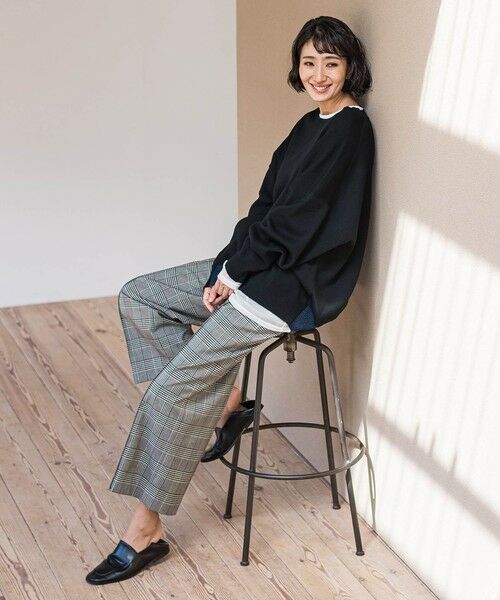 la.f...(大きいサイズ) / ラ・エフ(おおきいサイズ) その他パンツ | 【WEB限定/大きいサイズ】""ウエストゴムで快適""ワイドパンツ≪洗濯機で洗える≫ | 詳細22