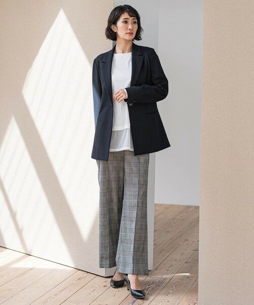 la.f...(大きいサイズ) / ラ・エフ(おおきいサイズ) その他パンツ | 【WEB限定/大きいサイズ】""ウエストゴムで快適""ワイドパンツ≪洗濯機で洗える≫ | 詳細24