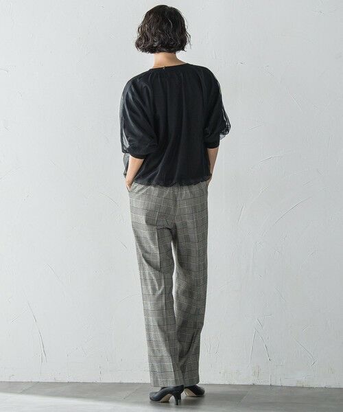 la.f...(大きいサイズ) / ラ・エフ(おおきいサイズ) その他パンツ | 【WEB限定/大きいサイズ】""ウエストゴムで快適""ワイドパンツ≪洗濯機で洗える≫ | 詳細29