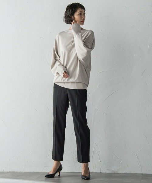 la.f...(大きいサイズ) / ラ・エフ(おおきいサイズ) その他パンツ | 【WEB限定/大きいサイズ】""すっきり快適な履き心地""テーパードパンツ≪洗濯機で洗える≫ | 詳細12