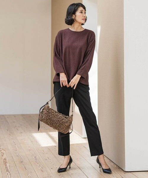 la.f...(大きいサイズ) / ラ・エフ(おおきいサイズ) その他パンツ | 【WEB限定/大きいサイズ】""すっきり快適な履き心地""テーパードパンツ≪洗濯機で洗える≫ | 詳細4