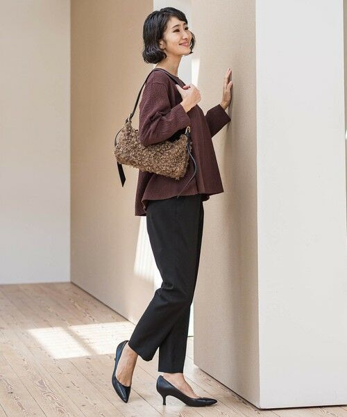 la.f...(大きいサイズ) / ラ・エフ(おおきいサイズ) その他パンツ | 【WEB限定/大きいサイズ】""すっきり快適な履き心地""テーパードパンツ≪洗濯機で洗える≫ | 詳細5