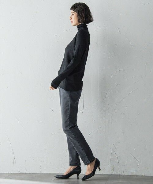 la.f...(大きいサイズ) / ラ・エフ(おおきいサイズ) その他パンツ | 【WEB限定/大きいサイズ】”あたたか美脚”裏起毛デニム | 詳細6